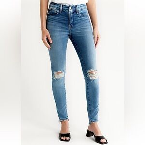 Pistola Mid Rise Ripped Skinny Jeans blue 26